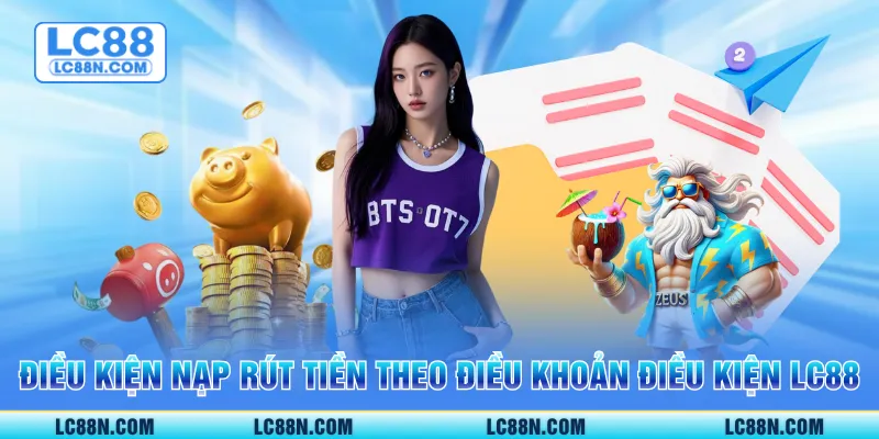 Điều kiện nạp rút tiền theo điều khoản điều kiện LC88