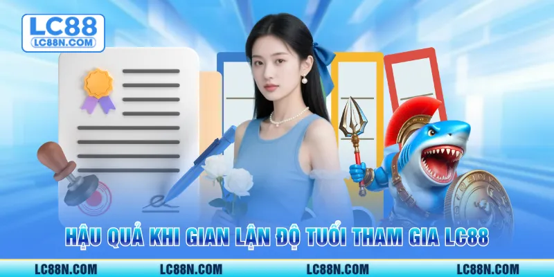 Hậu quả khi gian lận độ tuổi tham gia LC88